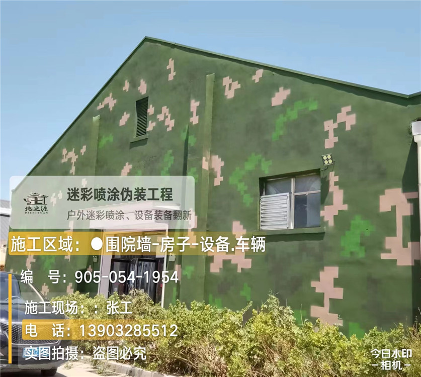 秀山外墙数码迷彩漆施工报价清单（100㎡标准墙面测算）